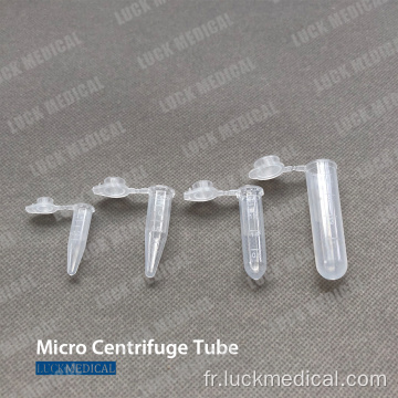 Clips de verrouillage de couvercle de tube de microcentrifugeuse